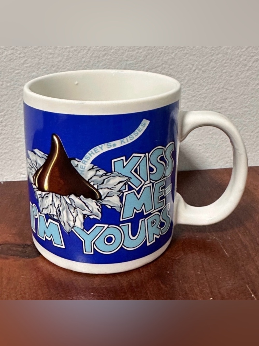 Vintage 90s Hershey’s Kiss Mug Kiss Me I’m Yours Mugworks Collectible RARE